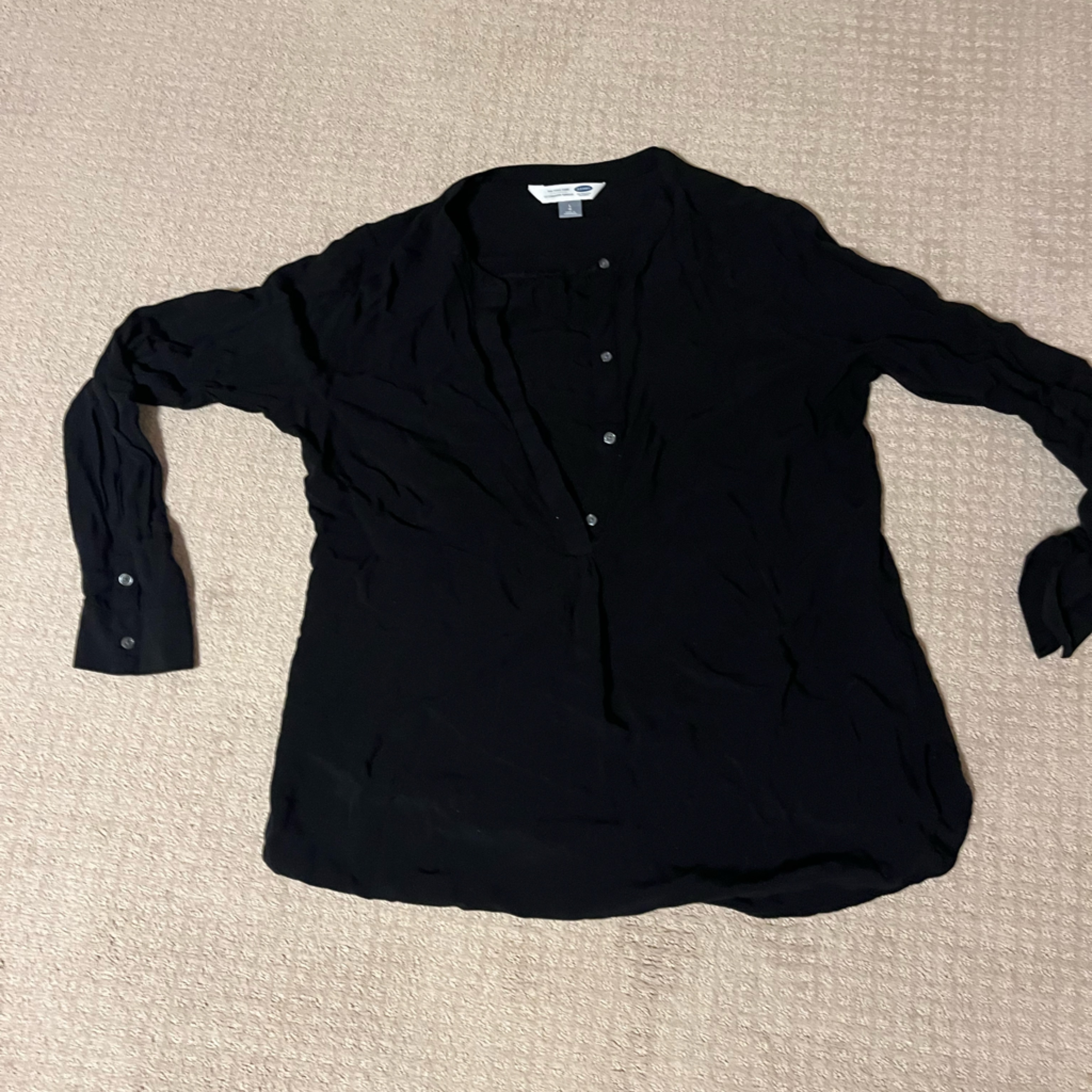 3/4 Button Down Blouse